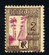 Guadeloupe #J25 used