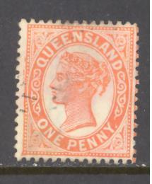 Australia Queensland Sc # 104 used perf 12 1/2 - wm 68 (RS)