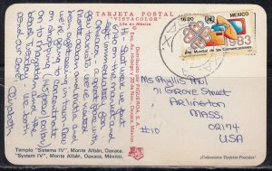 Mexico - 1972 Post Card to United States