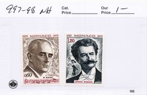 MONACO  997-98   MNH