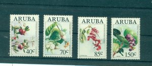 Aruba - Sc# 109-12. 1994 Wild Fruit. MNH $7.75.