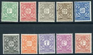 Upper Volta #J11-20, 1928 Postage Due Issue, Mint LH