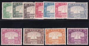 Aden Scott # 1 - 11 VF mint lightly hinged OG cv $ 340 ! see pic !