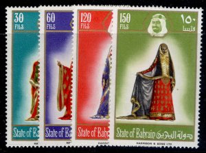 BAHRAIN QEII SG214-217, 1975 womens costumes set, NH MINT. Cat £13.