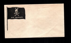 US 1 unused civil war cover