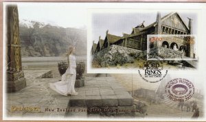 NZ 2002 LOTR The Two Towers Cover CTO World Premiere Date Stamp