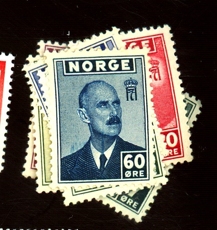 NORWAY 259-266 MINT FVF OG NH Cat $10