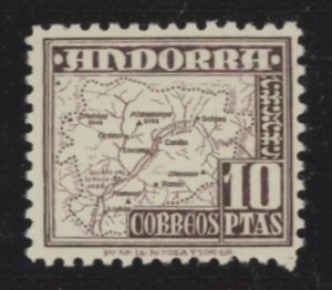 Andorra (Spanish) #49 Mint (NH) Single