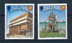 GB Isle of Man 1983 World Communications Year stamps. MNH. Sg 255-256 