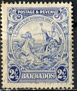 Barbados; 1925: Sc. # 170; O/Used Single Stamp