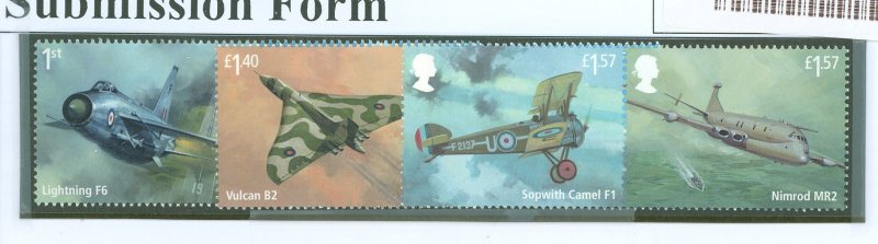 Great Britain #3705A/3707A/3709A Mint (NH)