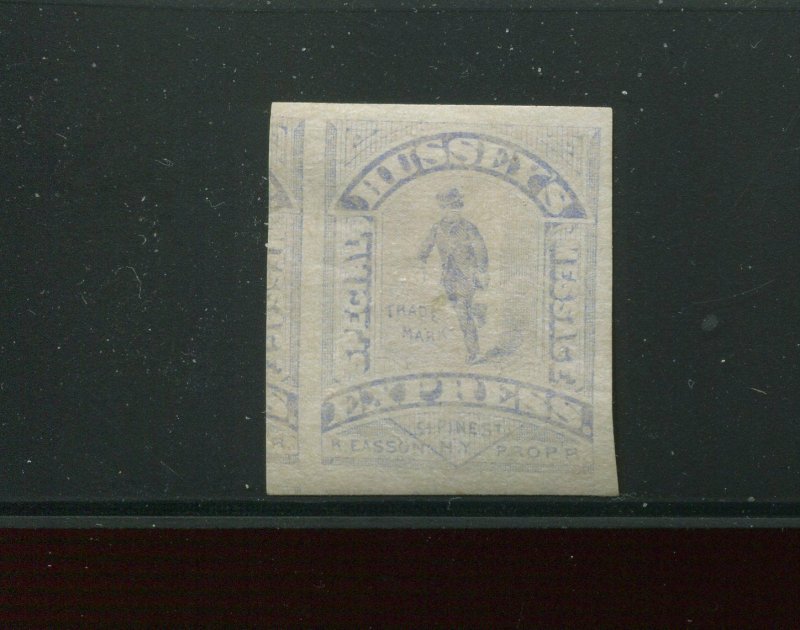 87L74a Hussey's Post Imperf Mint   Stamp (Bx 2102)