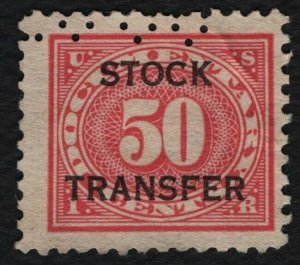 #RD9 50c Stock Transfer, Used [19] **ANY 5=FREE SHIPPING**