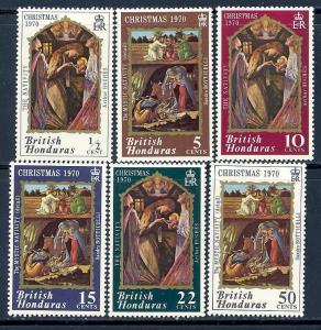 British Honduras 263-268 mint hinged SCV $ 1.65 (RS)