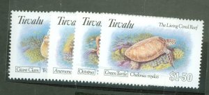 Tuvalu #638-41  Single (Complete Set)