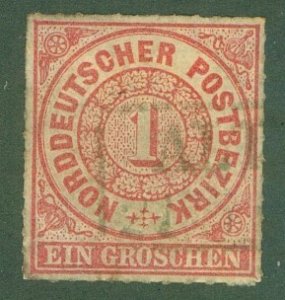 NORTH GERMAN CONFEDERATION 4 USED (RL) 3904 BIN $1.00