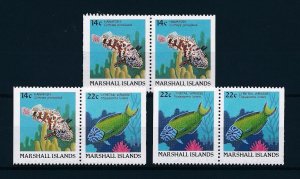 [49729] Marshall Islands 1988 Marine life fish From booklet MNH