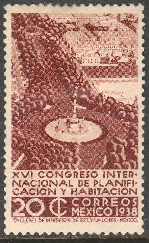 MEXICO 744 20c Planification Congress, Unused NO GUM