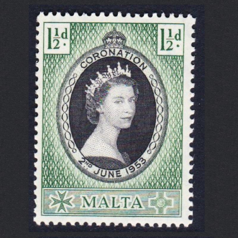 Malta Queen Elizabeth II Coronation 1v MH SG#261 SC#241