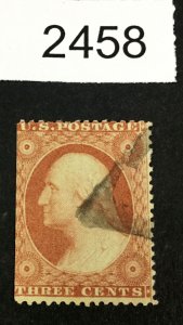 MOMEN: US STAMPS #26 USED LOT #2458