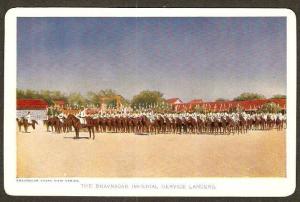 India THE BHAVNAGAR IMPERIAL SERVICE LANCERS - Bhavnagar State View Card Seri...