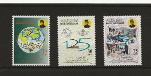 Brunei 1999 U.P.U. set of 3 sg.621-3   MNH