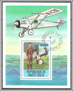 Upper Volta #467 History of Aviation Souvenir Sheet CTO