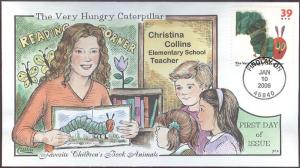 #3987 The Very Hungry Caterpillar Collins FDC