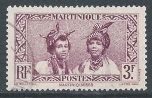 Martinique #169 Used 3fr Martinique Women