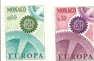 Monaco 669-70 MNH