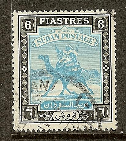 Sudan, Scott #90, 6p Camel Post, Used