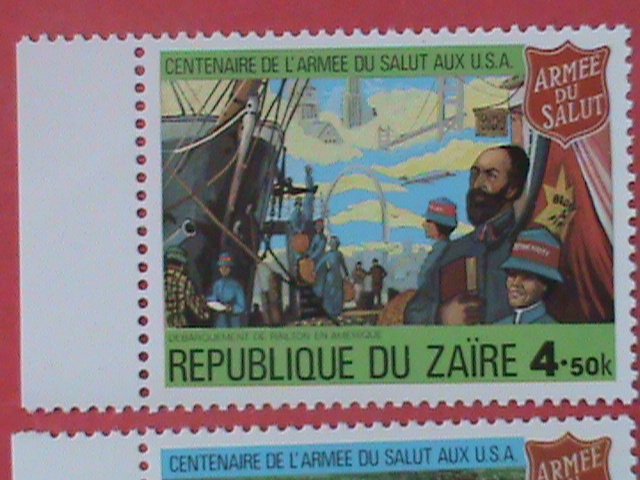 ZAIRE STAMP: 1980-SC#960-7-CENTENARY OF SALVATION ARMY SET OF 8-MNH STAMPS.