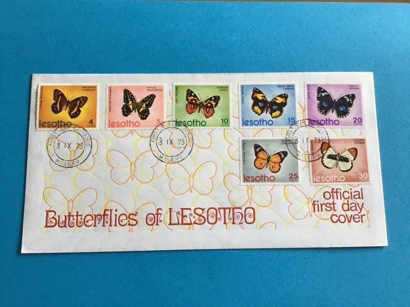 Maseru Butterflies of Lesotho First Day Cover 1973 Stamp Cover R42827 