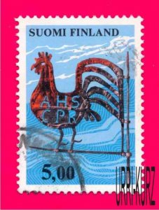 FINLAND 1977 Bird Cock Weather Vane 1v Sc570 Mi798 Used