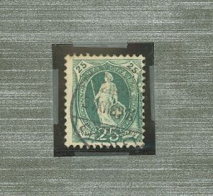 Switzerland #83var Used Single