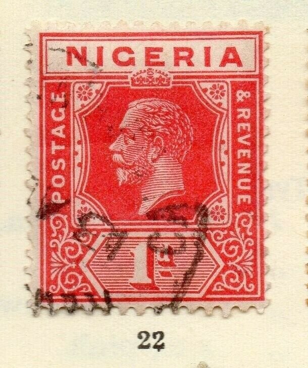 Nigeria 1920s Early Issue Fine Used 1S. NW-170211
