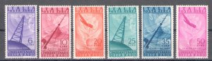 1947 Italy - Republic, Air Mail, Radio 6 values, A136-141, MNH **