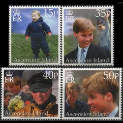 ASCENSION 2000 - Scott# 755-8 Prince William Set of 4 NH