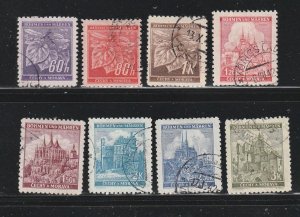 Bohemia and Moravia 49-53C Set U Various (C)