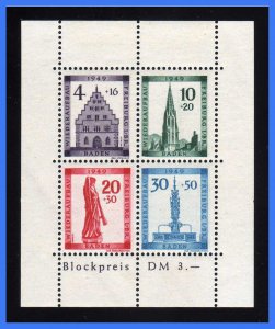 1949 - Alemania - Baden - Scott n. 5NB8a - MNH - BA- 061 - 01