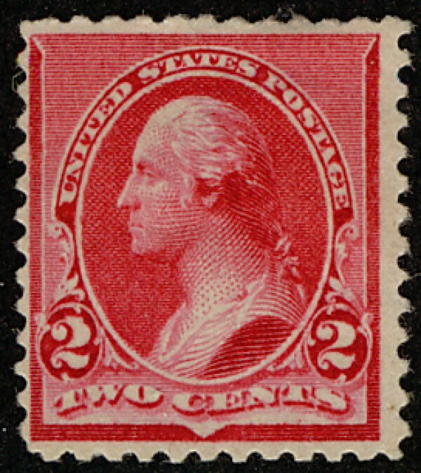 MALACK 220a F/VF OG H, a rare stamp, cap over left 2..MORE.. b3034