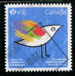 B23 Canada (85c+10) Stylized Bird SA, used