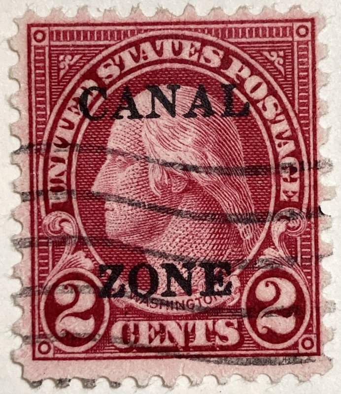 AlexStamps CANAL ZONE #84 VF Used