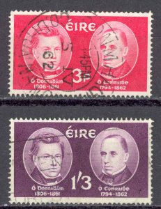 Ireland Sc# 182-183 Used (a) 1962 John O'Donovan & Eugene O'Curry