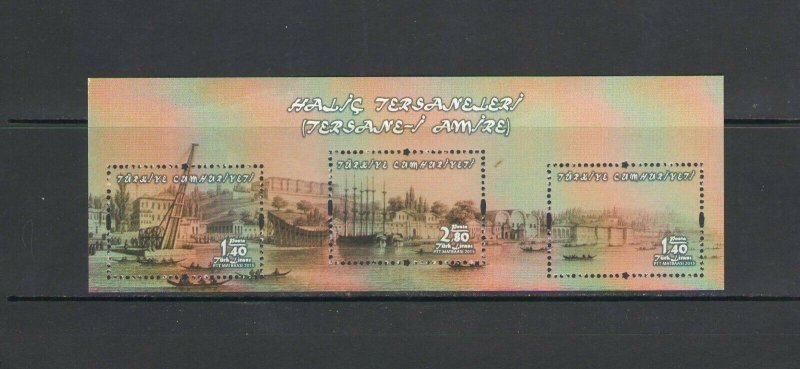 TURKEY: #02--Sc 3479  / **HALIC- SHIPYARDS **/ Sheet of 2 / MNH