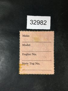 US STAMPS # RV16 UNUSED NO GUM $40 LOT #32982