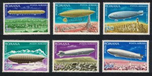 Romania Zeppelins Airships 6v SG#4363-4368