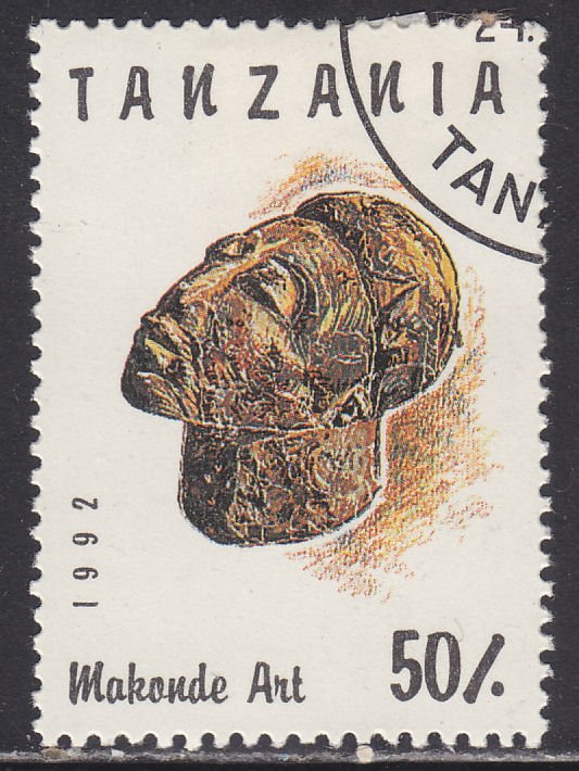 Tanzania 985C Makonde Face Art 1992