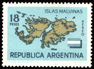 Argentina #C92  MNH - Map of Falkland Islands (1964)