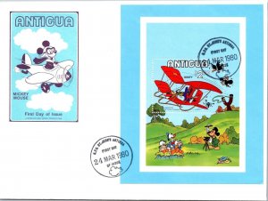 Antigua FDC 1980 - Mickey Mouse - St John's - F64988